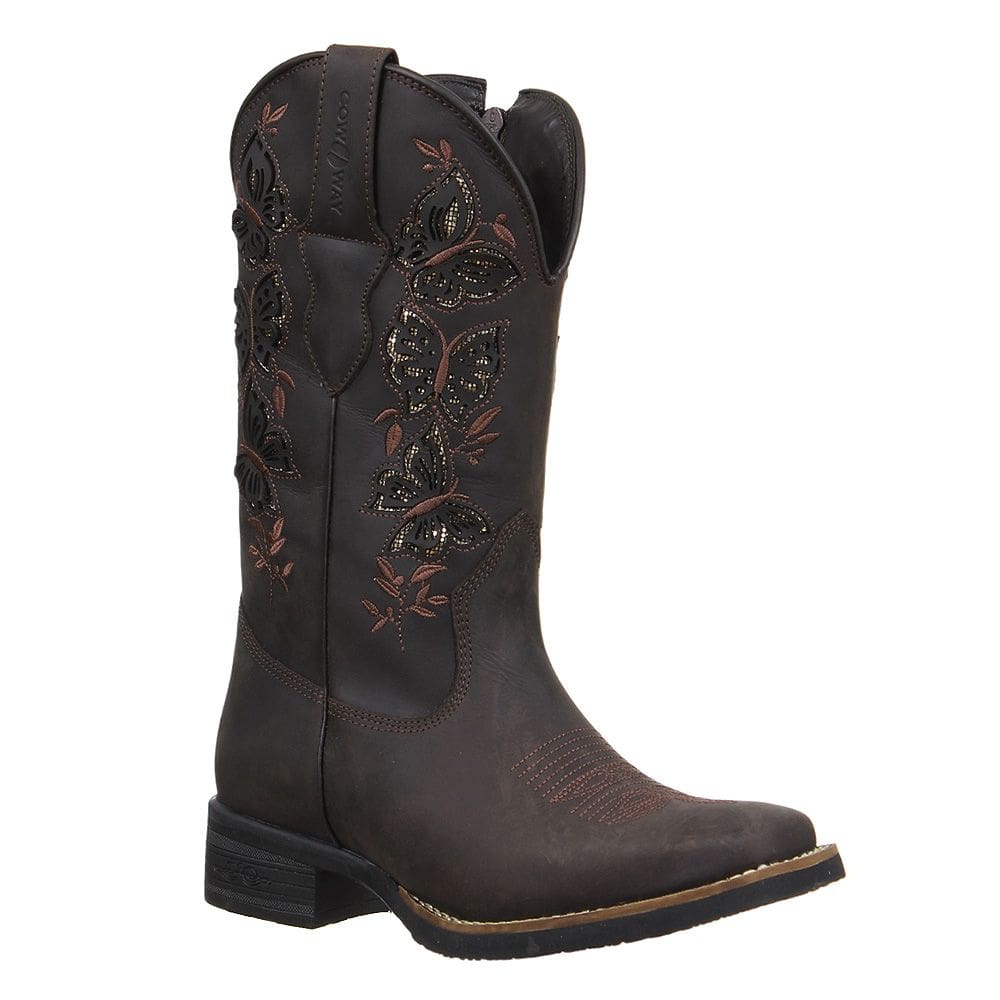 Bota Feminina Bico Quadrado Cow Way 35397