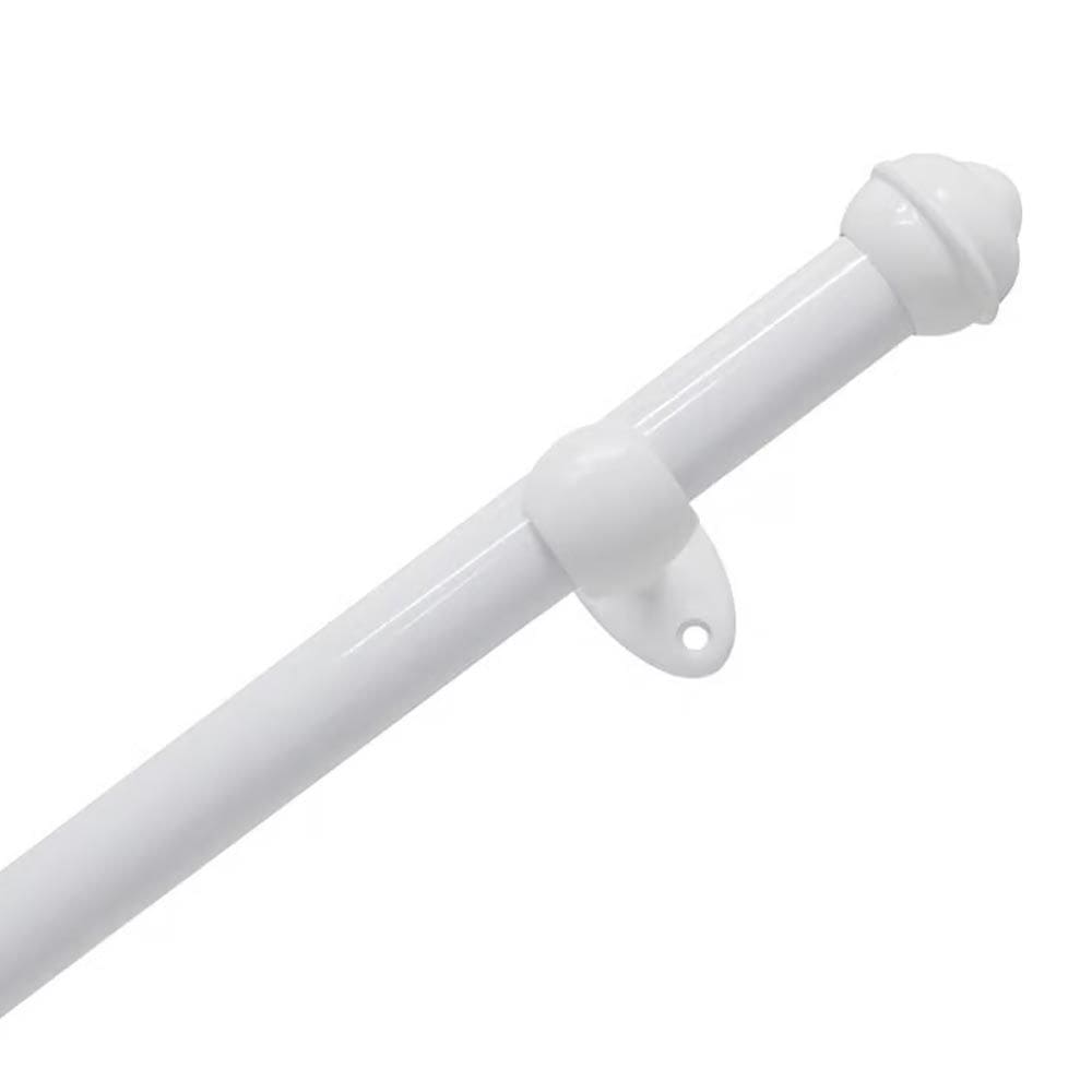 Kit Varão Bella Arte Pratiko Pro 3,00mx28mm Branco