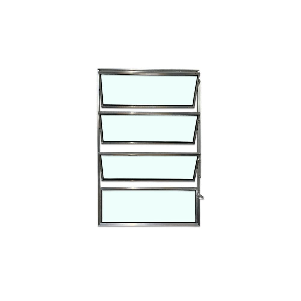 Vitro Basculante Brilhante 80x40 Linha Esmeralda Vidro Liso