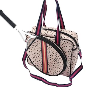 Raqueteira Bolsa Neoprene Feminina Oncinha Beach Tennis Padel