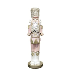 Boneco Quebra Nozes Rosa 25X8Cm Florarte