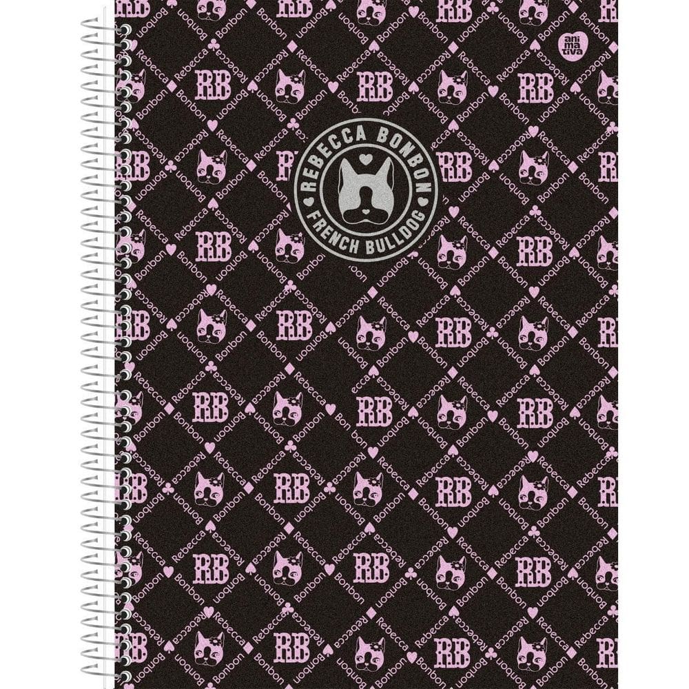 Caderno Rebecca Bonbon Universitário 10 Matérias 160 Folhas