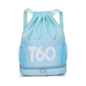 Bolsa Passeio Academia Nylon Saco Lukas F516 - Azul Claro