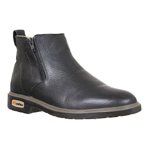 Botina Masculina Bico Redondo Preto Zebu 36665