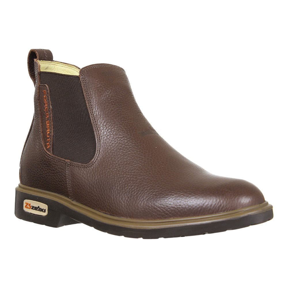 Botina Masculina Bico Redondo Pinhão Zebu 36669