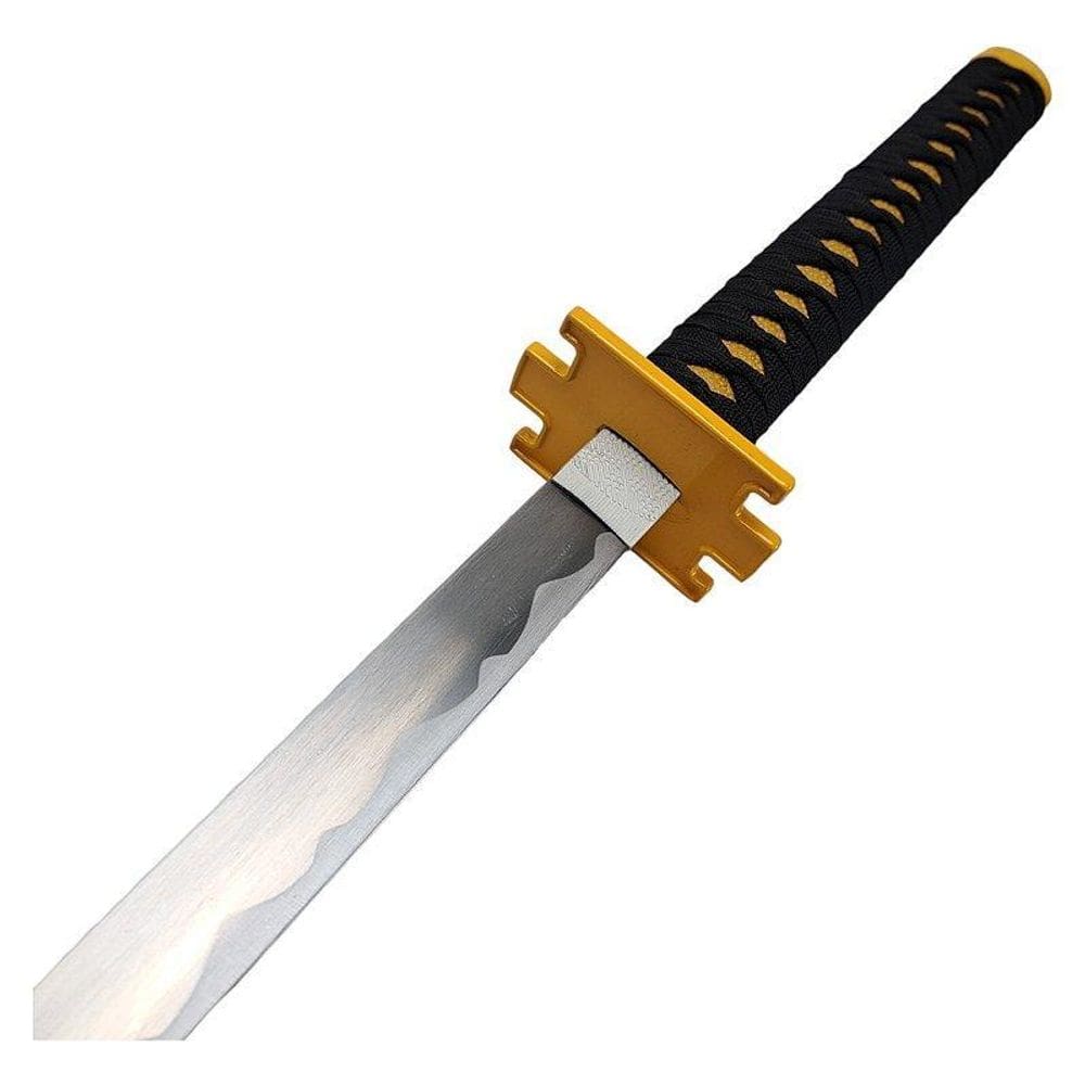 Espada Katana Roronoa Zoro Geek Cosplay Lâmina Reta
