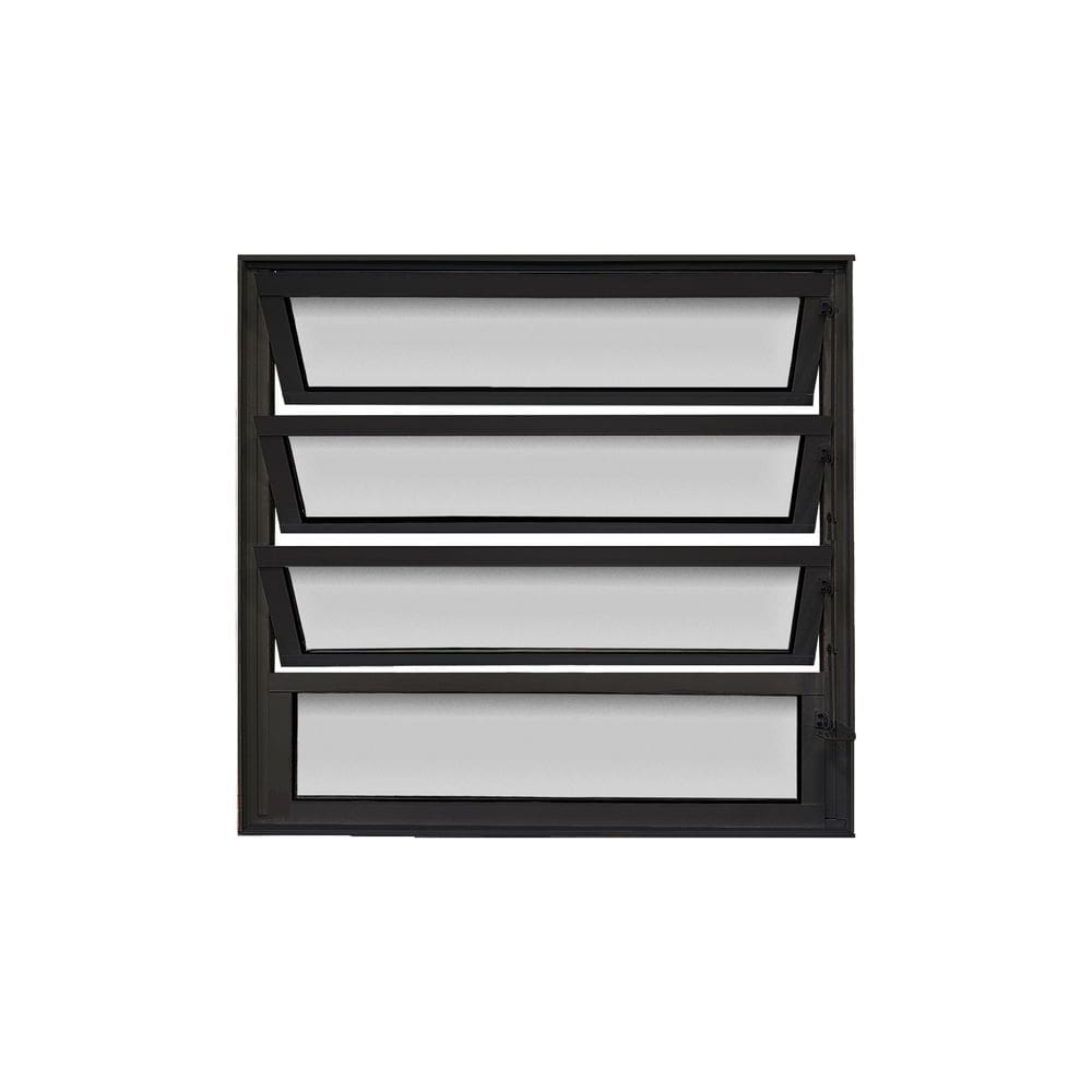 Vitro Basculante Preto 80x80 Linha 25 Jade