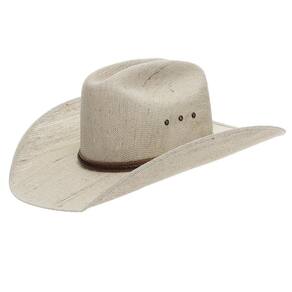 Chapéu de Cowboy Juta Bandinha de Couro Trançado Marrom Texas Diamond 24883