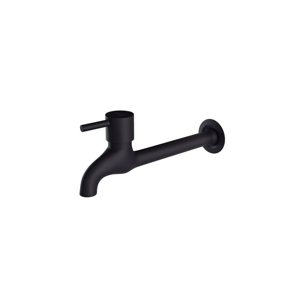 Torneira Pia Longa Metal Alavanca Preto