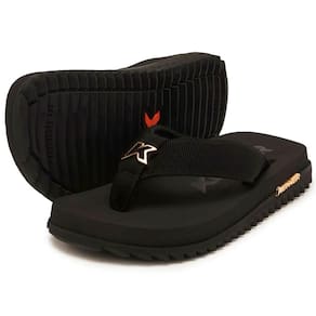 Chinelo Infantil Kenner Kivah Cushy Kids TKS - Preto
