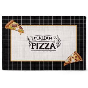 Kit 2 Jogo Americano Pizza com Hidrorrepelência 48x31cm Pizza