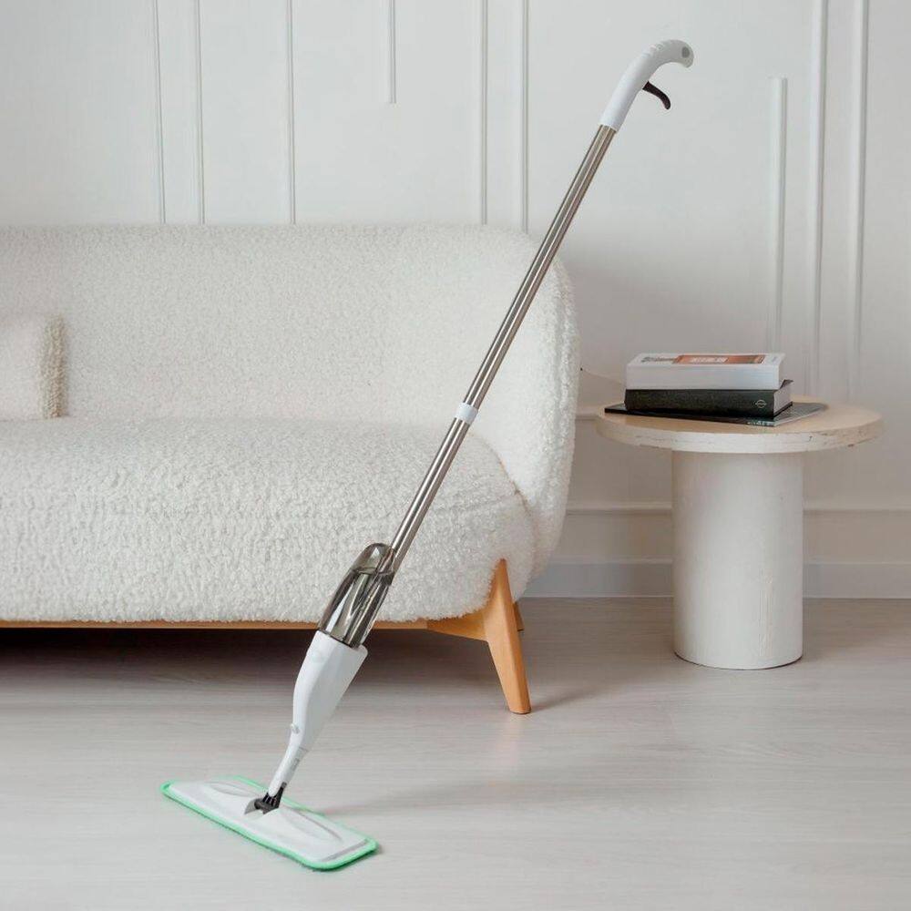 Esfregão Spray Regulável Limpeza Rápida E Prática Microfibra