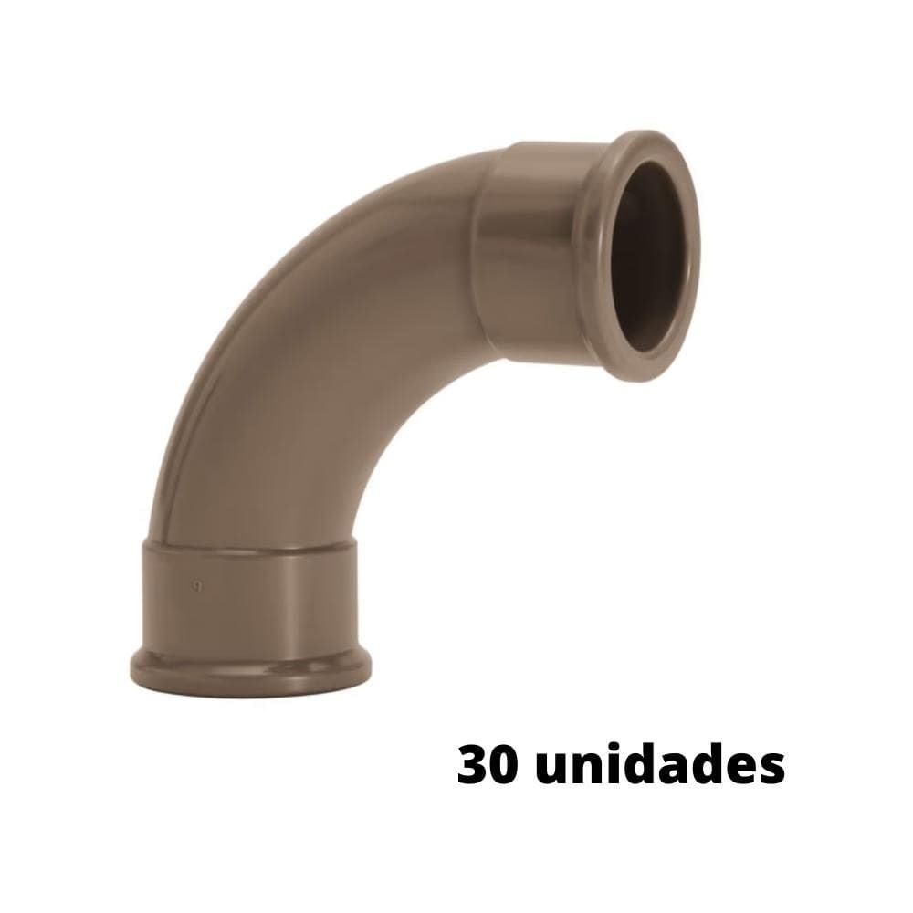 Kit 30 Curva Soldável 90° 75mm Amanco