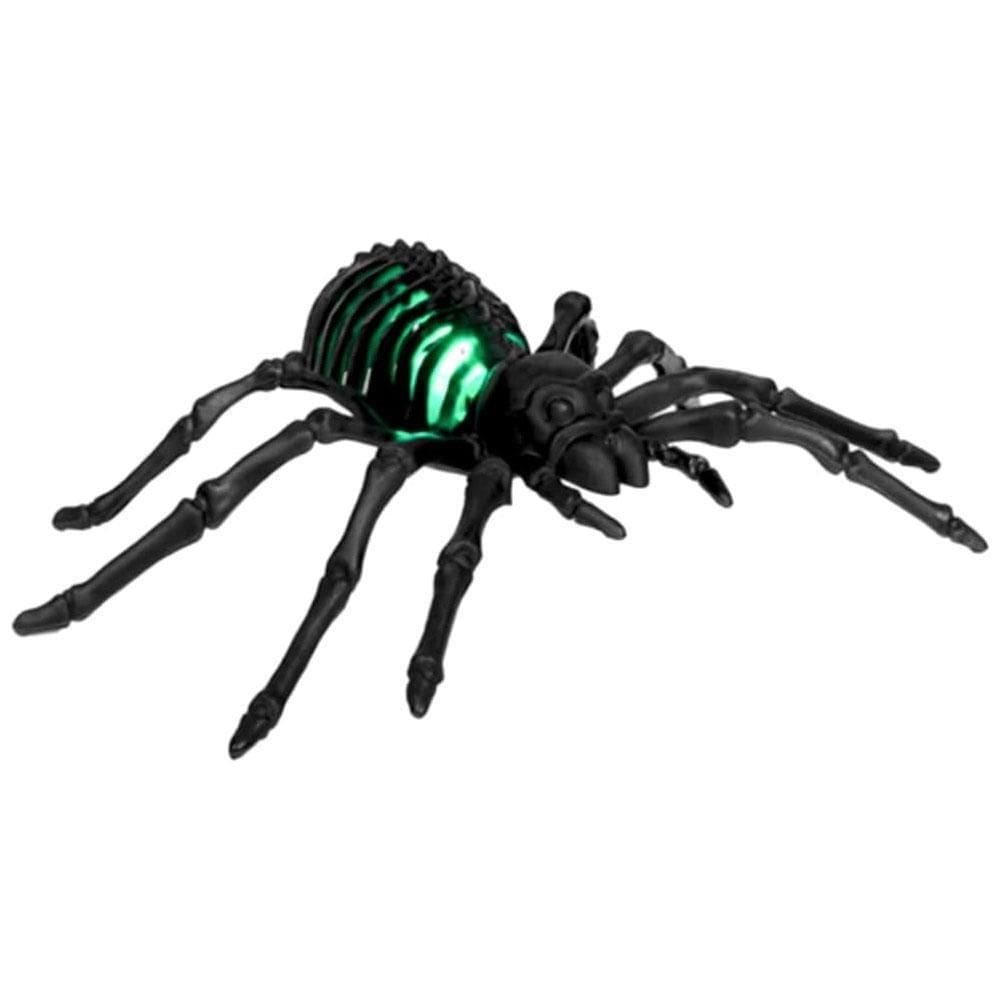 Esqueleto De Aranha Com Luz Preto Decorativo Halloween