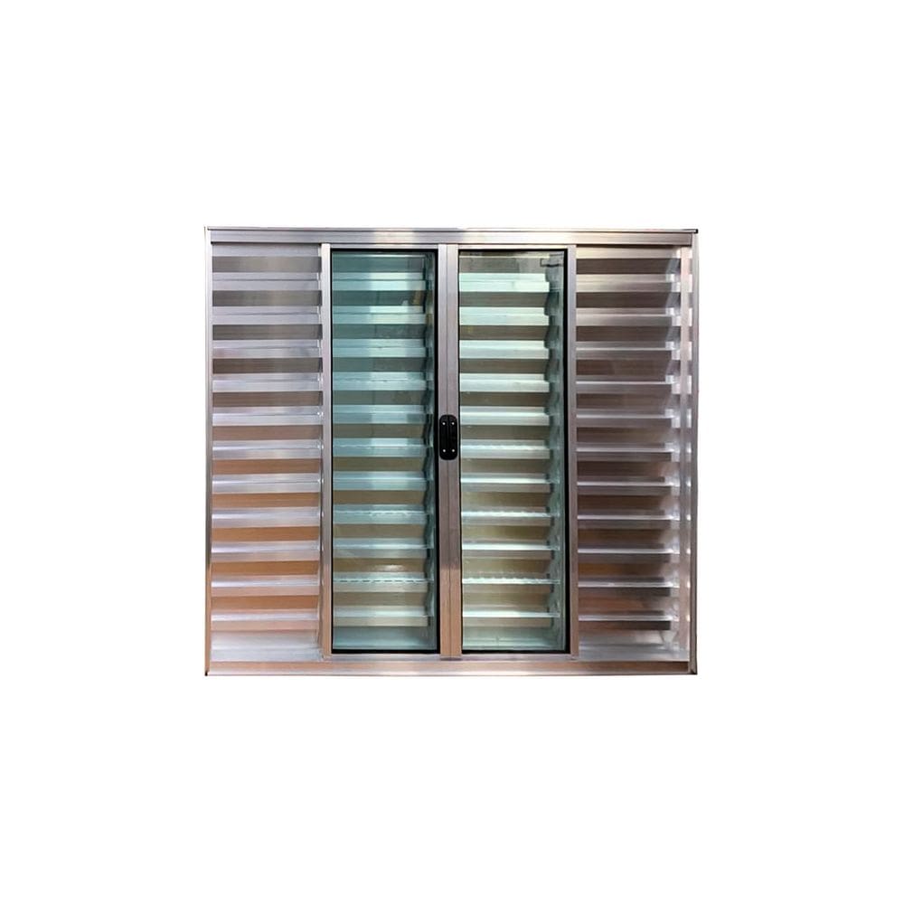 Veneziana 6 Folhas Brilhante 100x100 Linha 18 Esmeralda