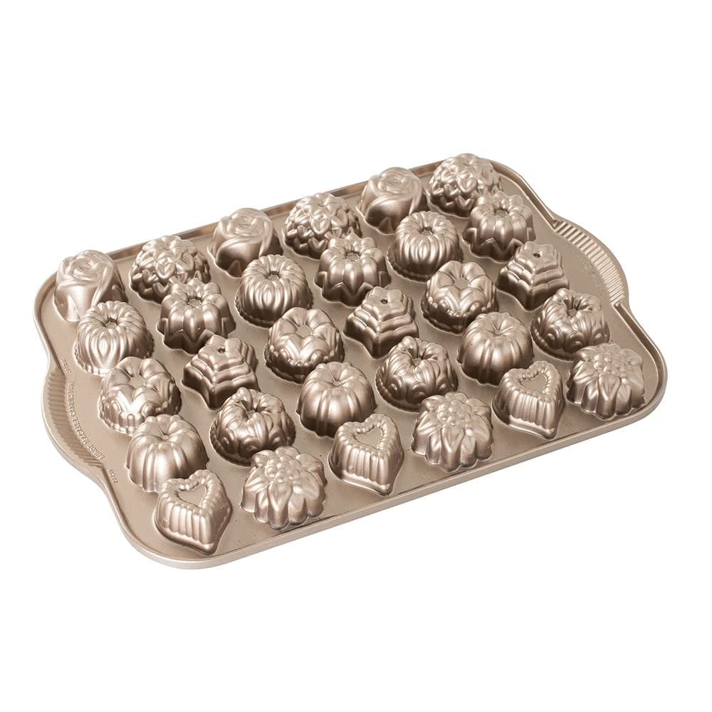 Molde para bolos de chá e doces Nordic Ware, antiaderente de alumínio fundido