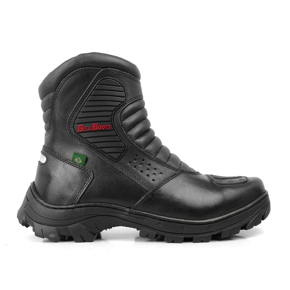 Bota Masculina Linha Motoqueiro de Couro Bell Boots