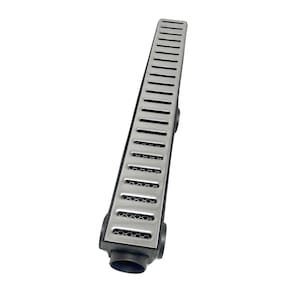 Ralo Linear Banheiro Inox 6x50 Anti Mau Cheiro com Tela