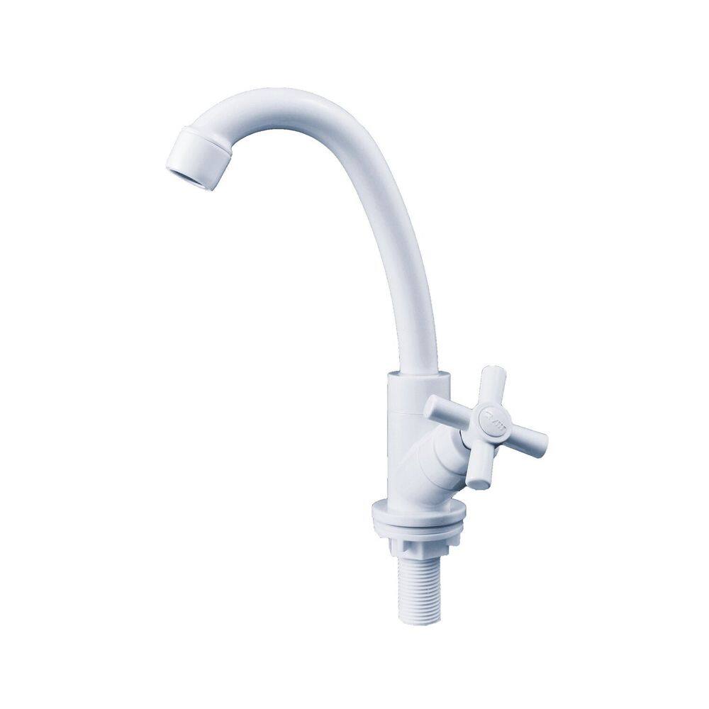 Torneira Lavatório Banheiro Abs Branca Luxo Branco