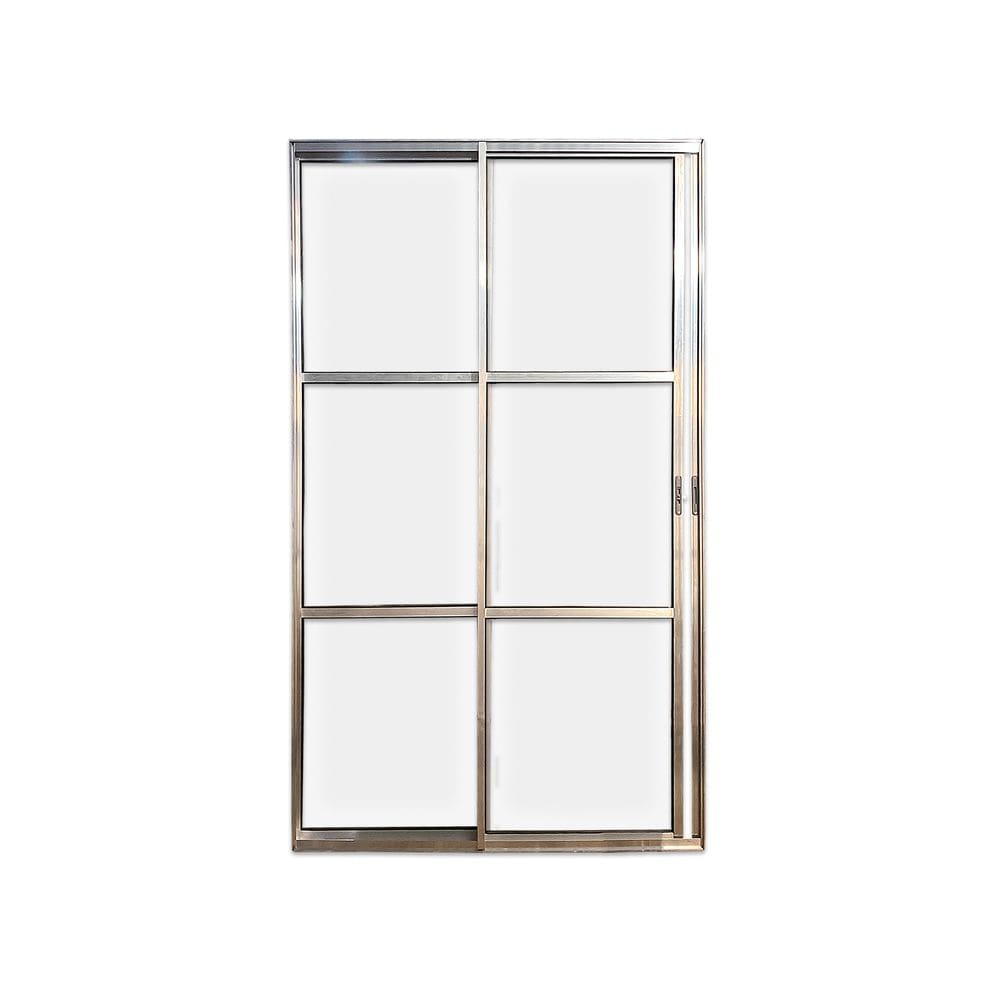 Porta Balcão 2 Folhas Vidro 210x150 Brilhante Linha 22