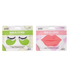 Kit Kiss Ny Máscara Magic Gel Para Olhos + Lábios