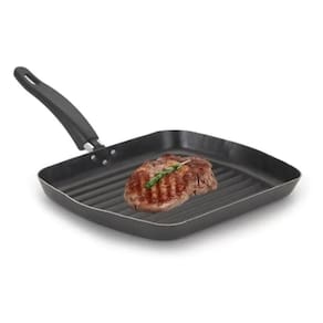 Frigideira Grill Bifeteira Antiaderente Grelha Sem Gordura