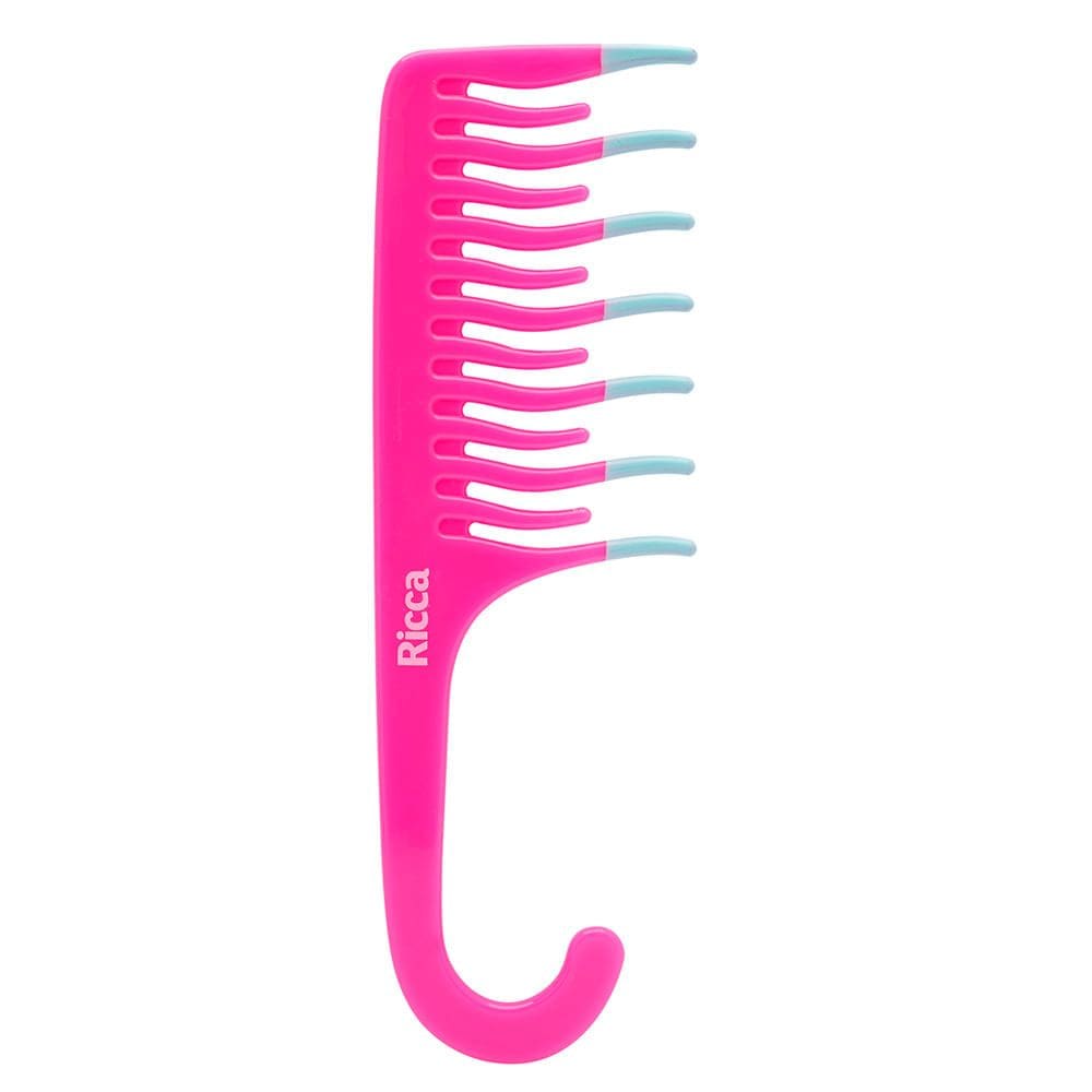 Kit Com 2 Pentes Shower Cachos Pink Ricca