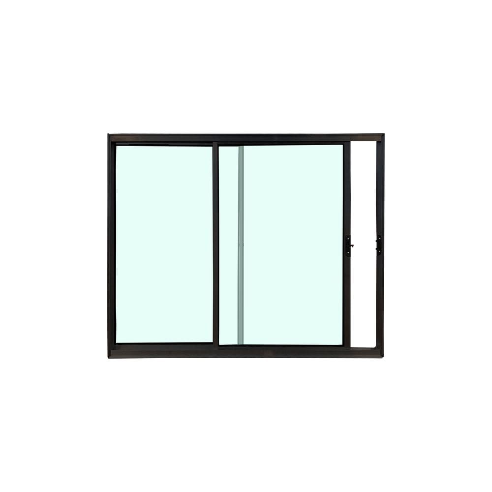 Janela 2 Folhas Preto 100x100 Linha 18 Esmeralda