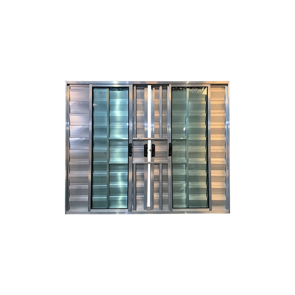 Veneziana 6 Folhas Com Grade Brilhante 100x200 Linha 18 Esmeralda