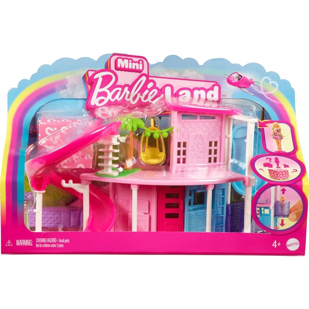 Conjunto - Mini Barbie Land Casa Rosa MATTEL