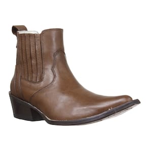Bota Texana Masculina Cano Curto Bico Fino Dallas Terra Cow Way 36921