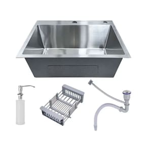 Cuba Pia Aço Inox Cozinha Gourmet Com Acessórios 60x45 Prata Brinovar