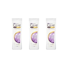 Shampoo Clear 400Ml Hidratação Intensa - Kit Com 3Un