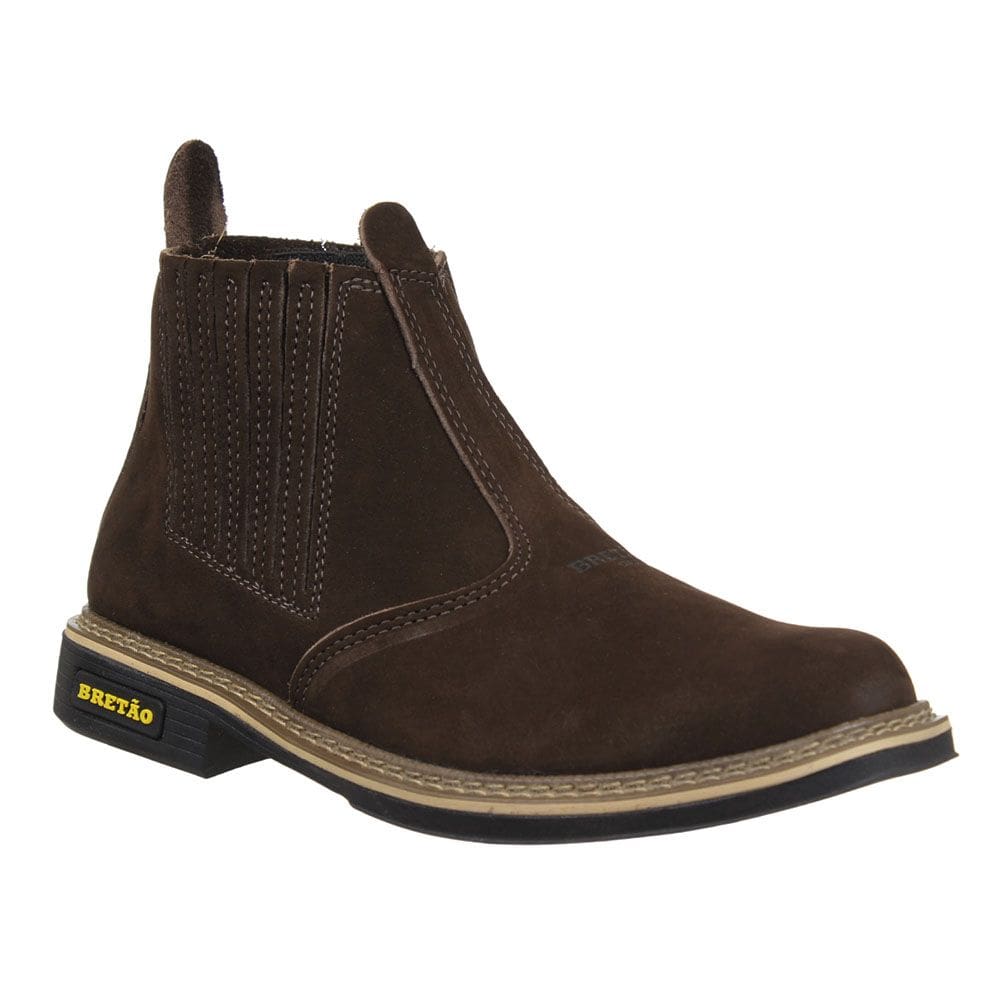 Botina Masculina Bretão Marrom 35297