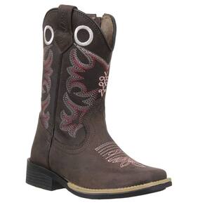 Bota Infantil Bico Quadrado Café Cow Way 37027