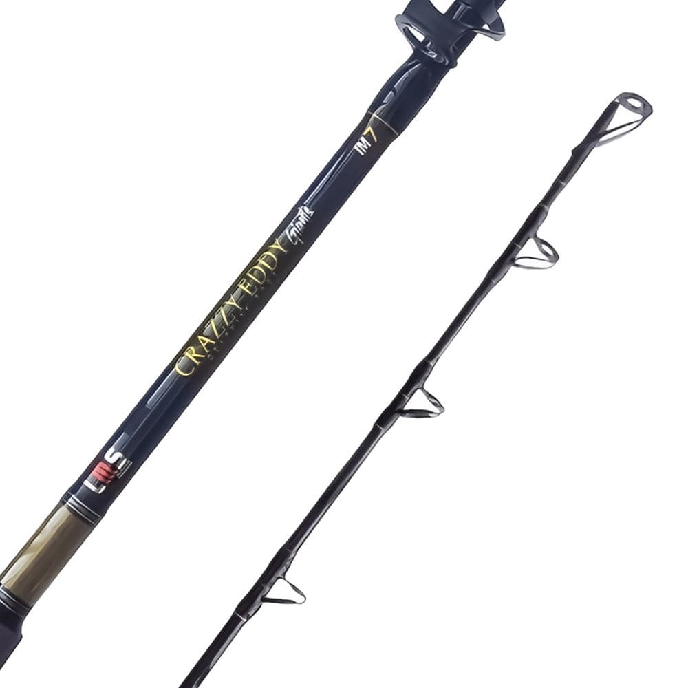 Vara Pesca Pesada Carretilha Lumis Crazzy Eddy Giants 1,98m 60-100Lbs Inteiriça