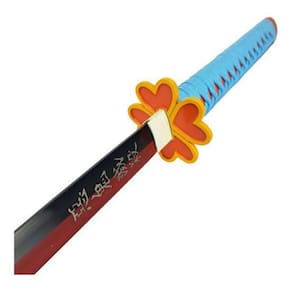 Espada Katana Demon Slayer Mitsuri Kanroji Em Aço Decorativa