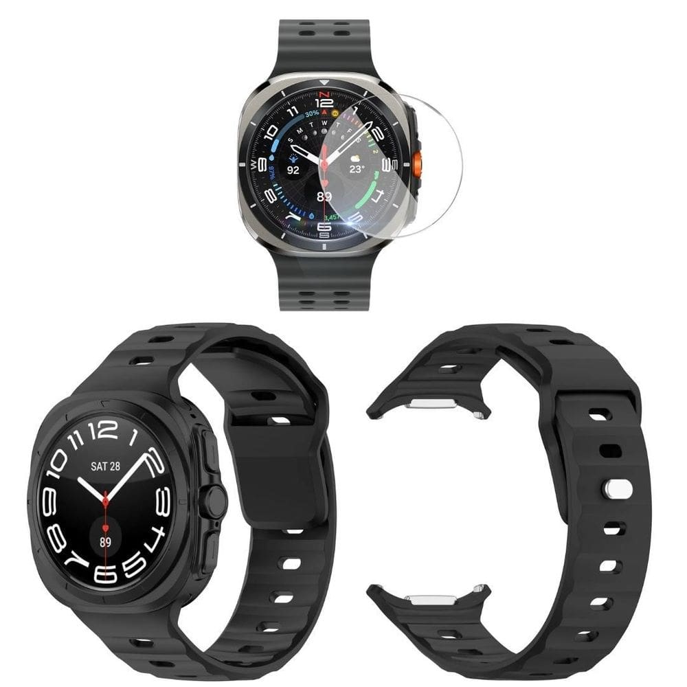 Pulseira Silicone Exclusiva Para Watch Ultra 47Mm + Vidro