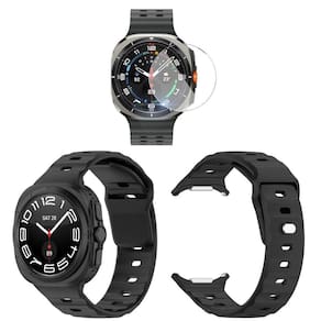 Pulseira Silicone Exclusiva Para Watch Ultra 47Mm + Vidro