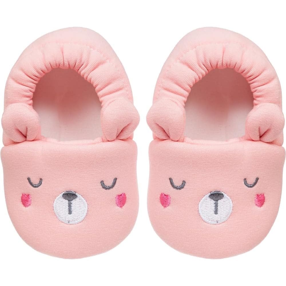 Buba, Pantufa Urso Rosa - 09 A 12 Meses