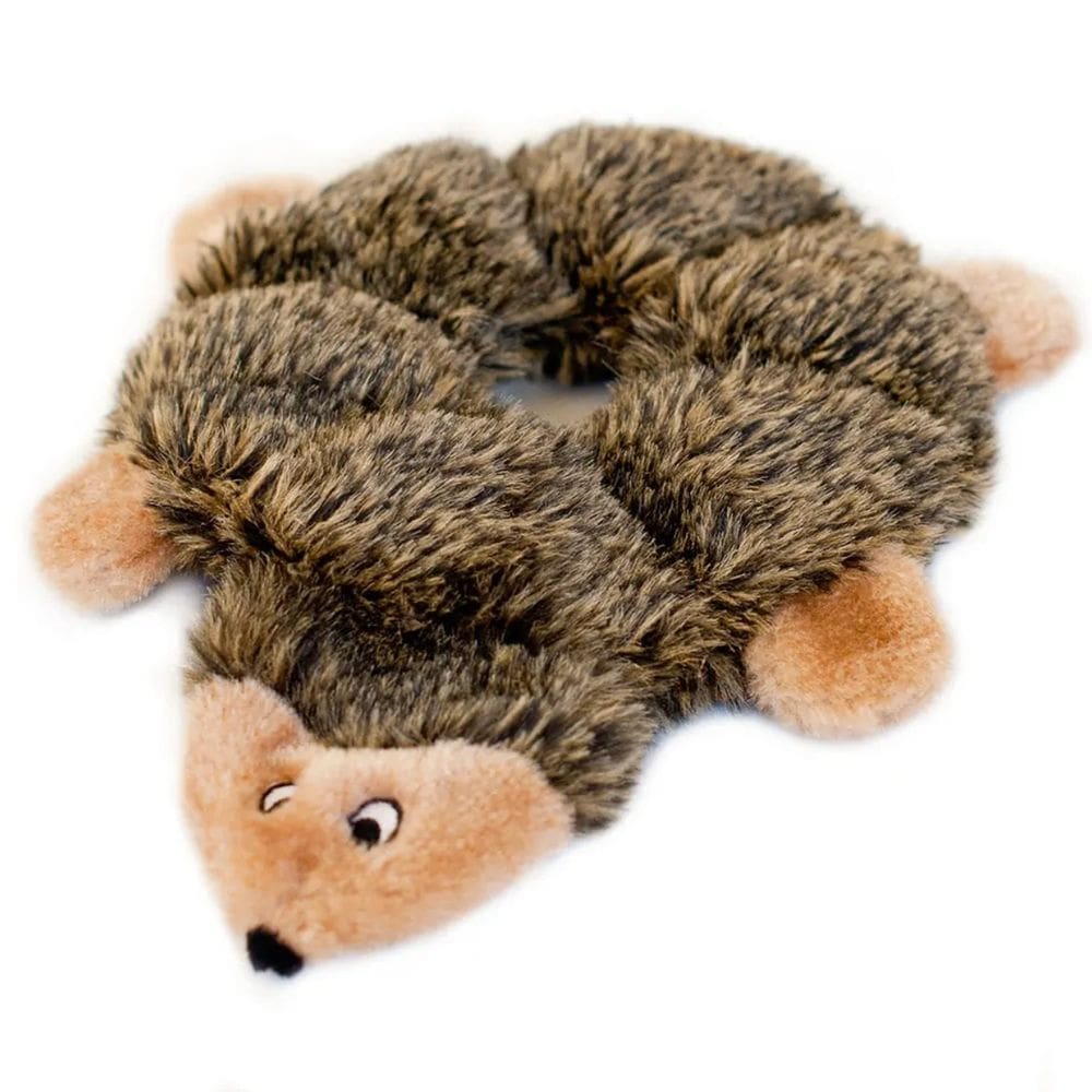 Pelúcia Loopy Zippypaws Brinquedo Ouriço com Apito sem recheio para cães pequenos e médios