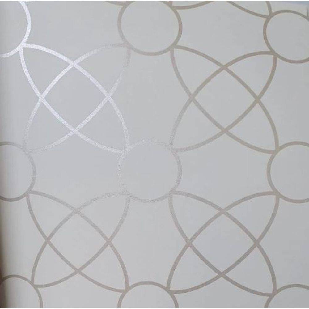 Papel de Parede Neo Geometric Geométrico Branco NG1992