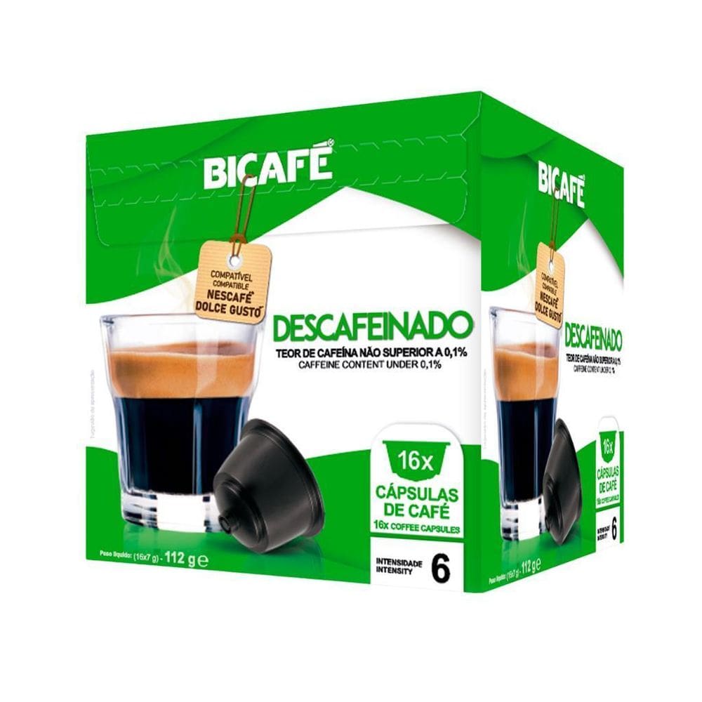 Cápsulas Para Dolce Gusto Descafeinado Bicafé