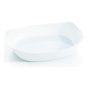 Travessa Refratária de Cerâmica Classic Jomafe Creme 3PÇS