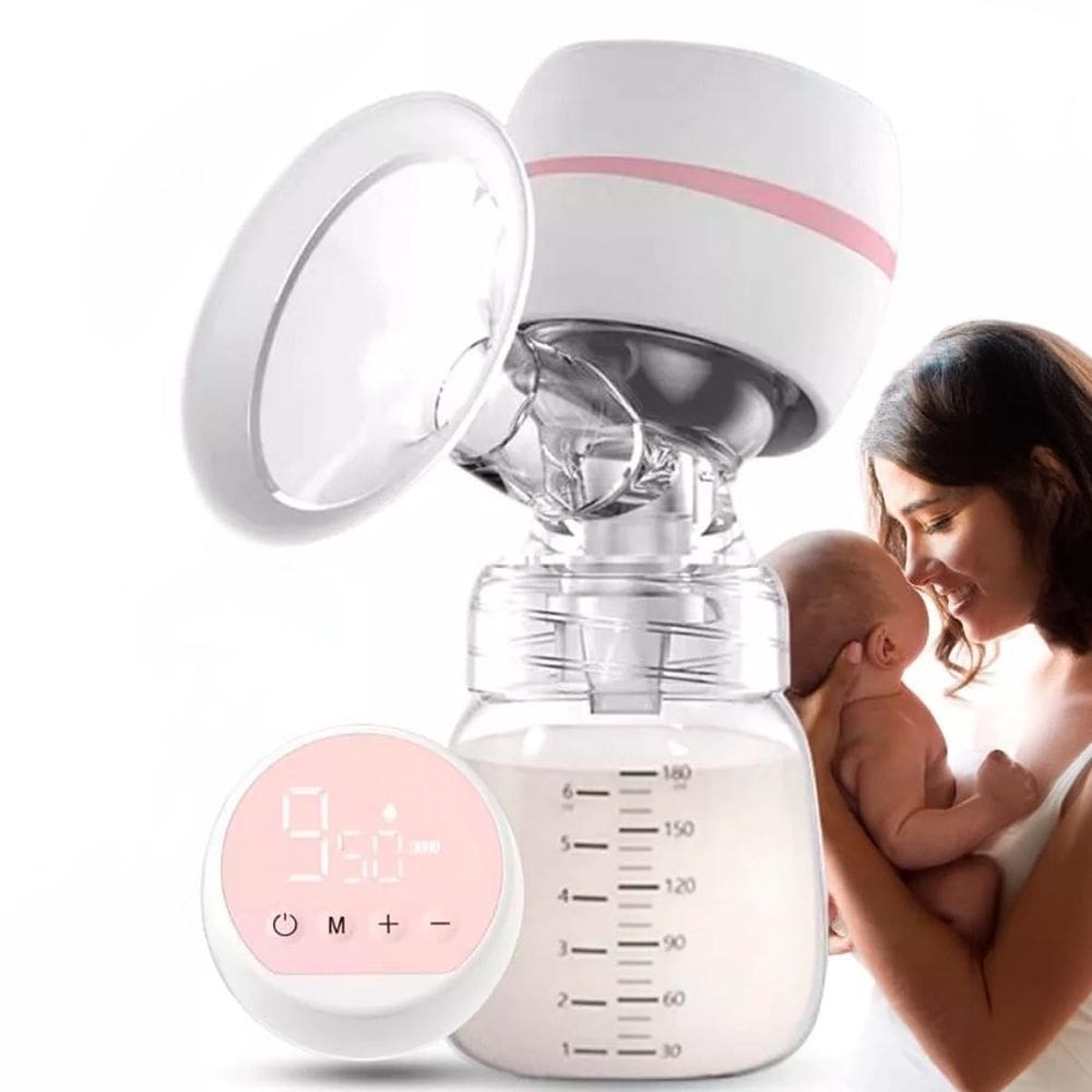 Bomba Elétrica Tira Leite Digital 180Ml Materno Sucção Usb