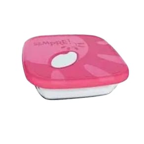 Assadeira Forma Com Tampa Quadrada 2,4Lts Grande - Marinex