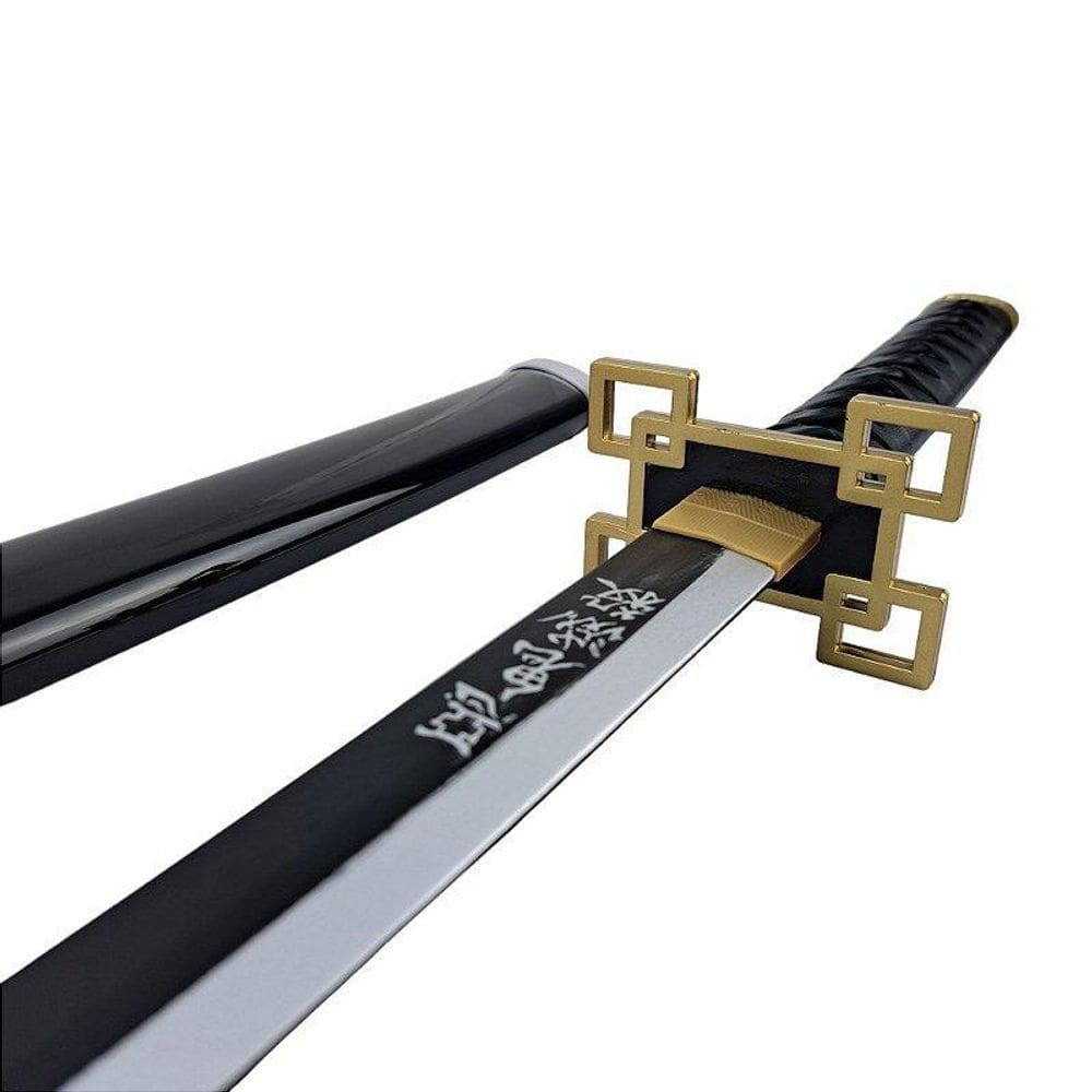 Katana Muichiro Tokito Demon Slayer Lâmina Bambu Cosplay