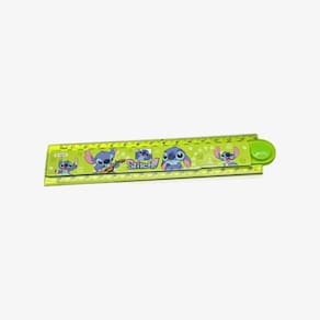 Régua Escolar Dobrável 15/30cm Geométrica Colorida Disney Lilo&Stitch Perosnagem Stitch Kawaii