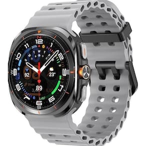 Pulseira De Silicone Para Samsung Galaxy Watch Ultra Cinza