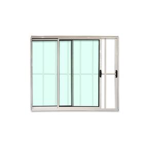 Janela 2 Folhas Com Grade Branco 100x120 Linha 18 Esmeralda